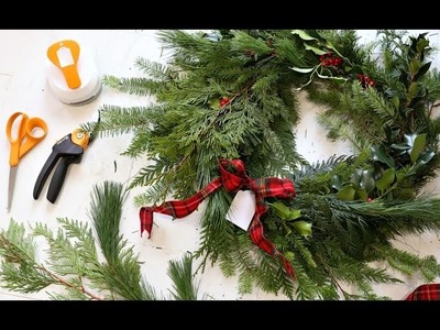 DIY Fresh Christmas Wreath - The Perfect Gift!