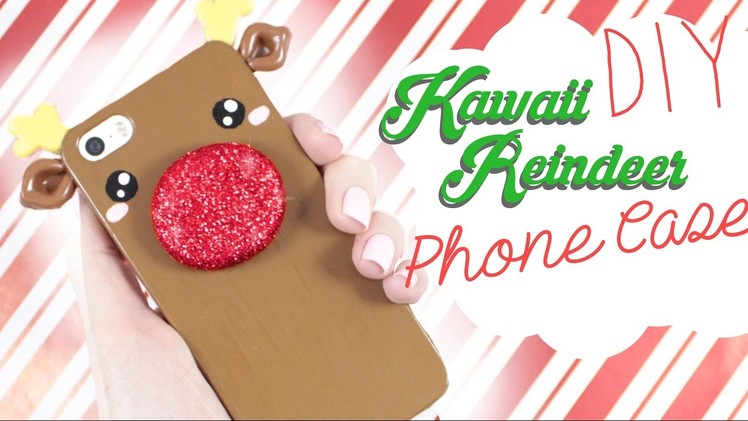☆ DIY Reindeer PHONE CASE! - X-mas DIY! ☆