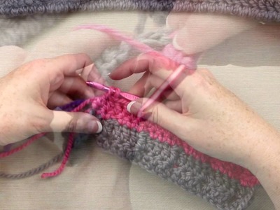 Groovy Berry Crochet Messenger Bag Crochet-Along - Pt 3: Bottom Left of Bag