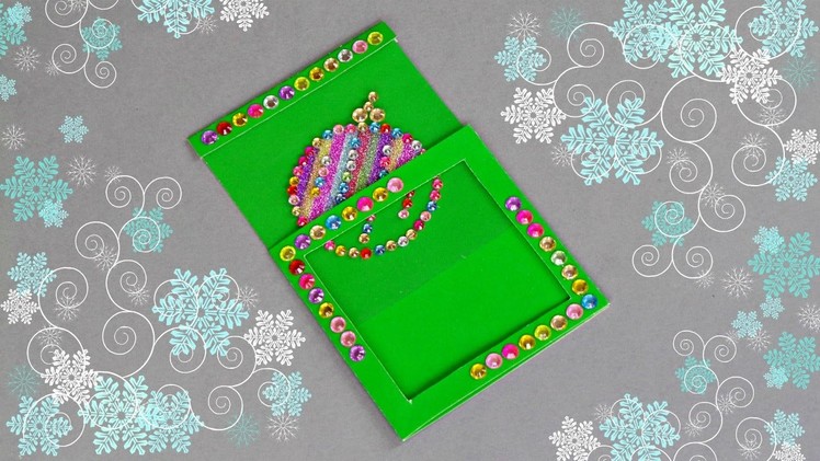 HANDMADE CHRISTMAS CARD. HOW TO MAKE CHRISTMAS CARD. DIY CARD.