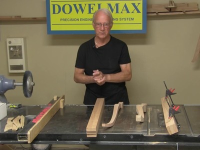 How to Build a Plant Stand using Dowelmax Part 1 - Forming the Cabriole Leg Template