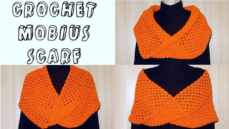 How to Crochet a Mobius Scarf or Cowl (Heklani šal)