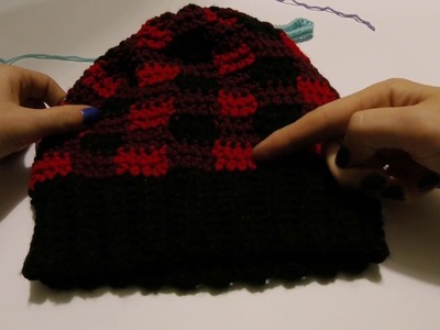 How To: Crochet Buffalo Plaid, tutorial, crochet stitches, learn to crochet