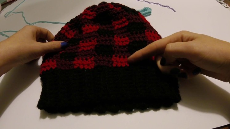 How To: Crochet Buffalo Plaid, tutorial, crochet stitches, learn to crochet