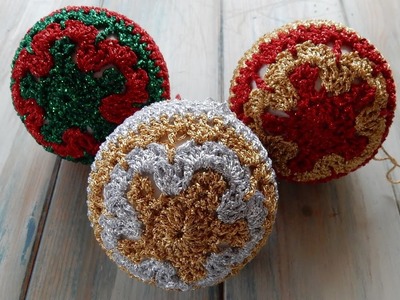 How to Crochet Christmas Baubles