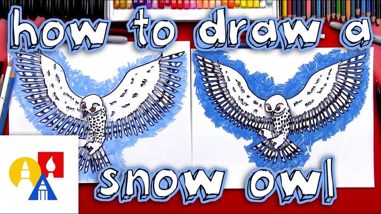 How To Draw A Realistic Snow Owl