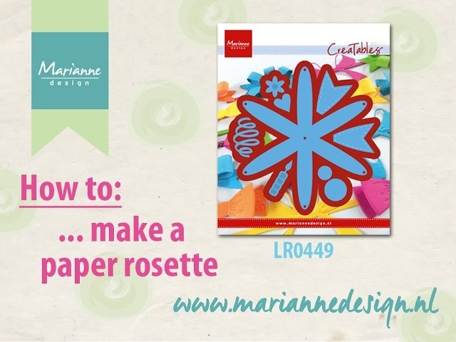 How to fold the LR0449 Rosette