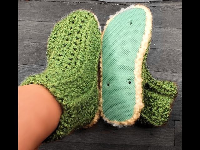How to Loom Knit Booties for Flip Flop Bottoms