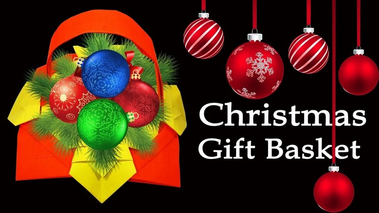 How to Make A Beautiful Christmas Gift Basket : HD