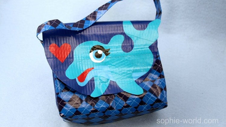 How to Make a Duct Tape Dolphin Bag | Sophie's World