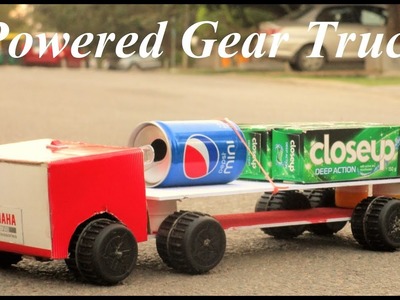 How To Make a gear truck - powered Truck - Very Simple