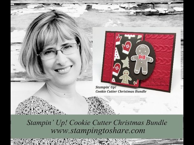 How to Make a Gingerbread Card with Stampin' Up! Cookie Cutter Christmas Bundle