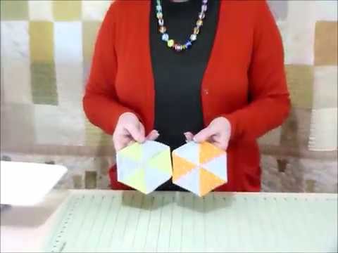 How to make a hexagon mug mat or coaster - Quilting Tips & Techniques 205