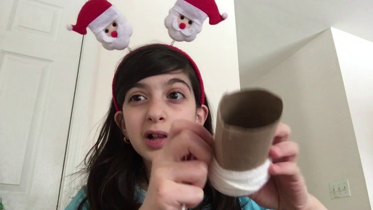How to make a puffball OUT OF YARN, A TOILET PAPER ROLL AND SICORS THAT ALL !!!!!!!