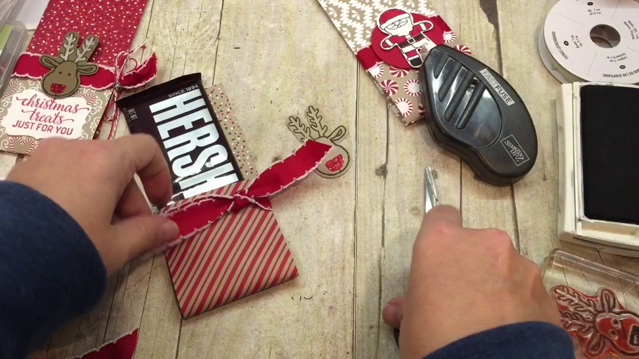 How to make a Quick and EASY Christmas Treat Pouch