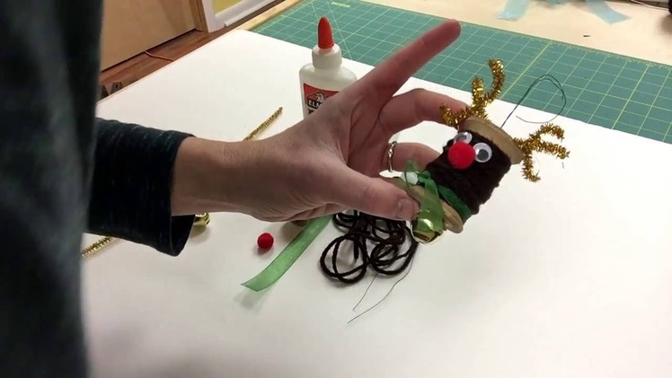 How to make a Rudolph ornament. 