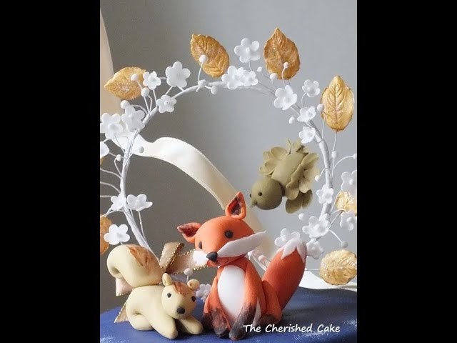 How to make a Simple Sugarcraft Squirrel for beginners (by The Cherished Cake)