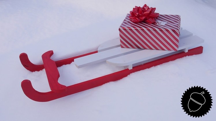 How to Make a Vintage Sled | Christmas Decoration!