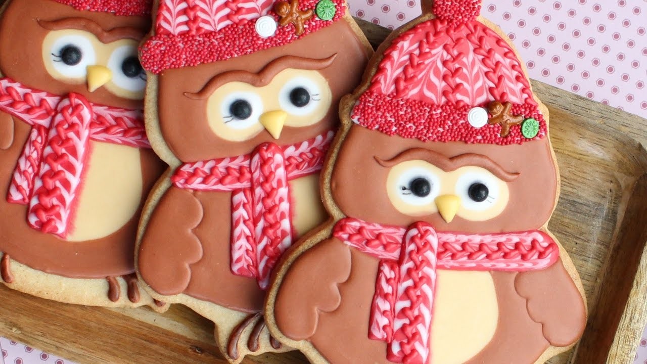 How to make a winter owl cookie