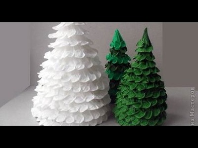 How To Make Christmas Tree At Home | How To Make Folded Paper Christmas Tree