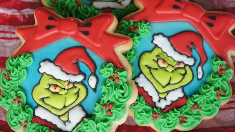 How to make Grinch cookies