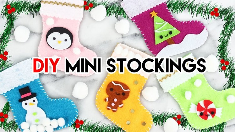 How to Make Mini Holiday Stockings!