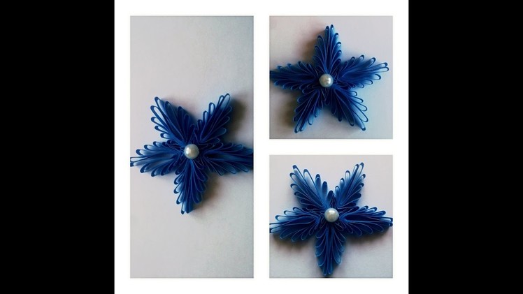 How To Make Paper Quilling Flower. Design 9. Tutorial