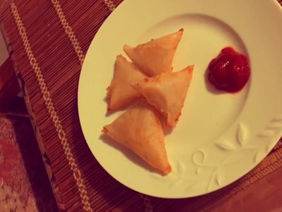How To Make Samosas from Spring Roll Pastry
