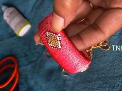 How to make silk thread bangles,latest silk thread bangles designs,diy silk thread bangles tutorials