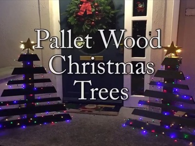 How to make Two Pallet Wood Christmas Trees From One Pallet!