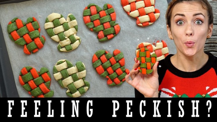 How to Make Weaved Mitten Cookies - HOLIDAY FOODIE COLLAB!