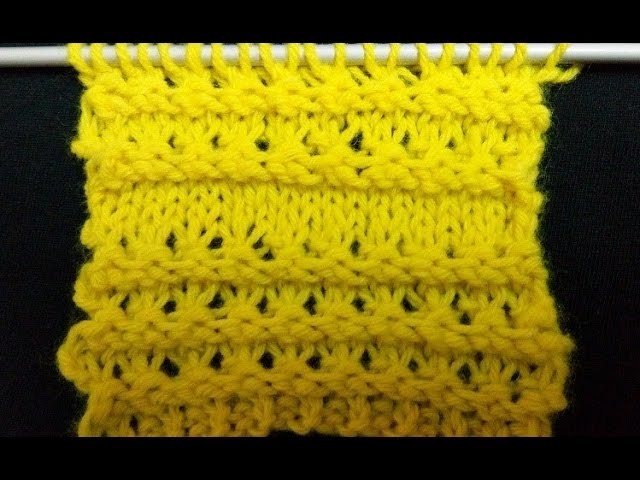 Knit Pattern हिंदी. Knitting Pattern Hindi. बुनाई डिजाइन - 14 * SMALL CABLE EASY *