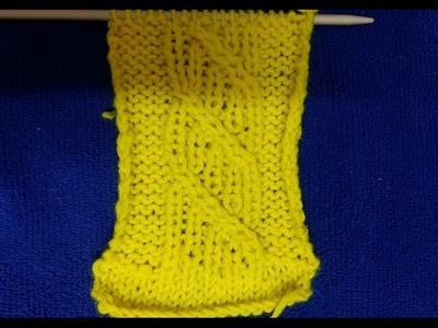 Knit Pattern. Knitting Pattern Hindi. बुनाई डिजाइन - 10 * CABLE EASY *