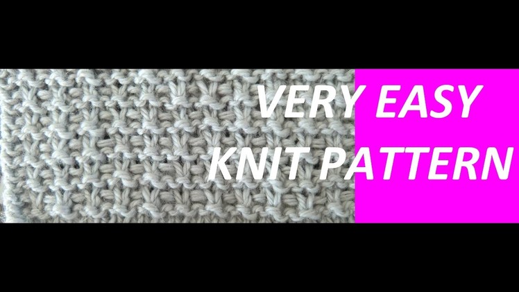 Knitting Pattern * VERY EASY KNITTING PATTERN *