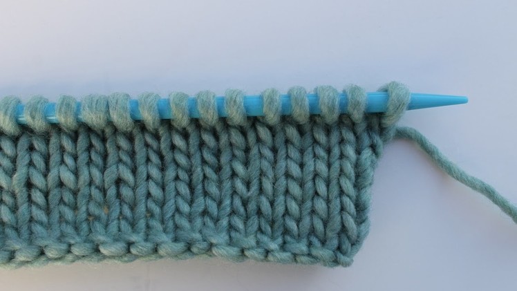 Left handed knitting for beginners | تعليم الحياكه للمبتدئين