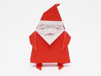 ORIGAMI SANTA CLAUS - How to make it stand easily