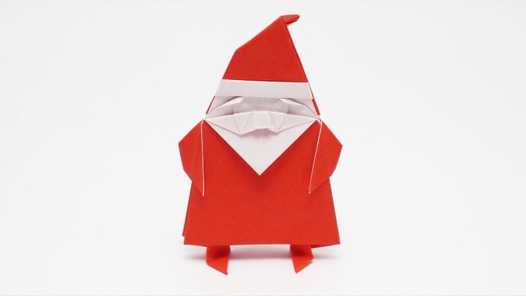 ORIGAMI SANTA CLAUS - How to make it stand easily