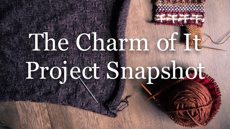The Charm of It Knitting Podcast Episode 36: Project Snapshot of December 6th