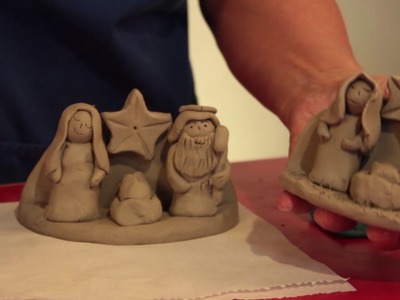 The Star-How to Make an Air Dried Pottery Clay Nativity Scene for Elementary Students - Part Eight