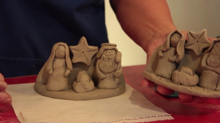 The Star-How to Make an Air Dried Pottery Clay Nativity Scene for Elementary Students - Part Eight