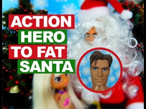 Action Hero to Fat Santa DIY Santa Claus Doll Crafts