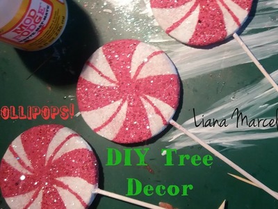 Christmas DIY - Lollipop Candy tree ornaments