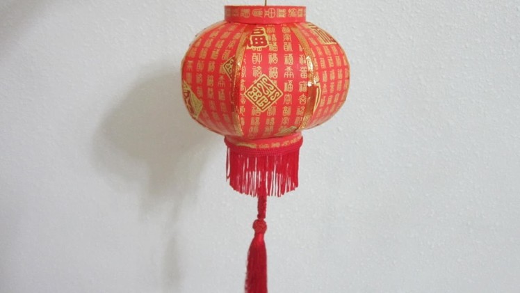 CNY TUTORIAL NO. 46 - Traditional Round Paper Lantern