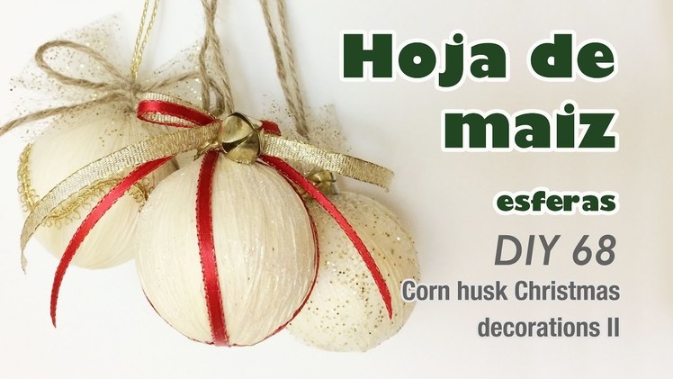 Como hacer manualidades con hoja de maíz 68. How to make corn husk crafts