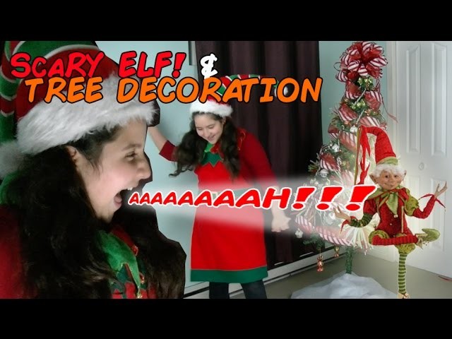 DIY Christmas Tree decoration for kids with scary Elf  home made
