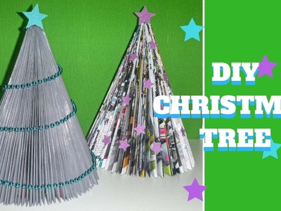 DIY Christmas Tree - Magazine Christmas Tree