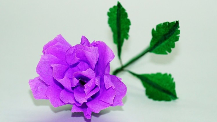 DIY crafts Flower making. How to make paper rose. DIY paper crafts. Easy  paper flowers. Julia DIY