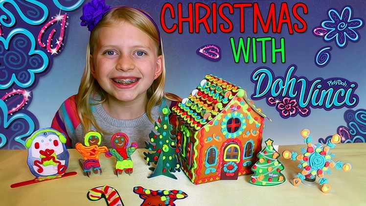 DIY Doh Vinci Play-Doh Gingerbread House