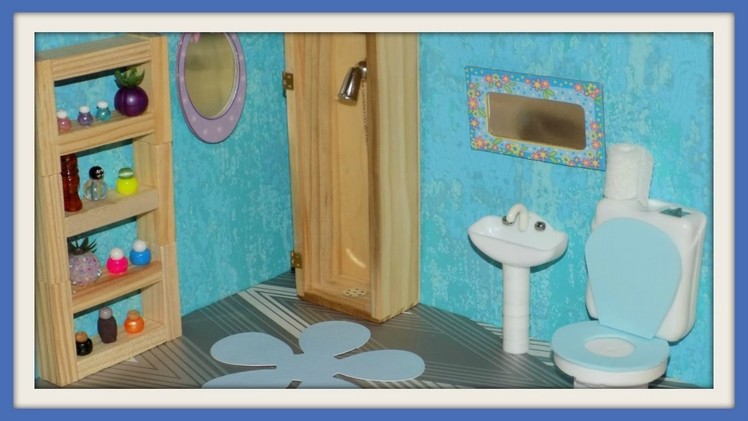 DIY Miniature Dollhouse Bathroom