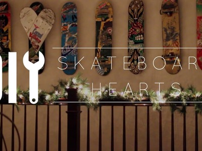 DIY Skateboard Hearts